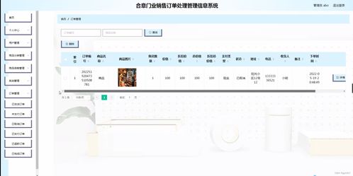 Spring Boot 合意門(mén)業(yè)銷(xiāo)售訂單處理管理信息系統(tǒng)設(shè)計(jì)與實(shí)現(xiàn)